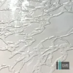 Sticla decorativa model Delta Clear